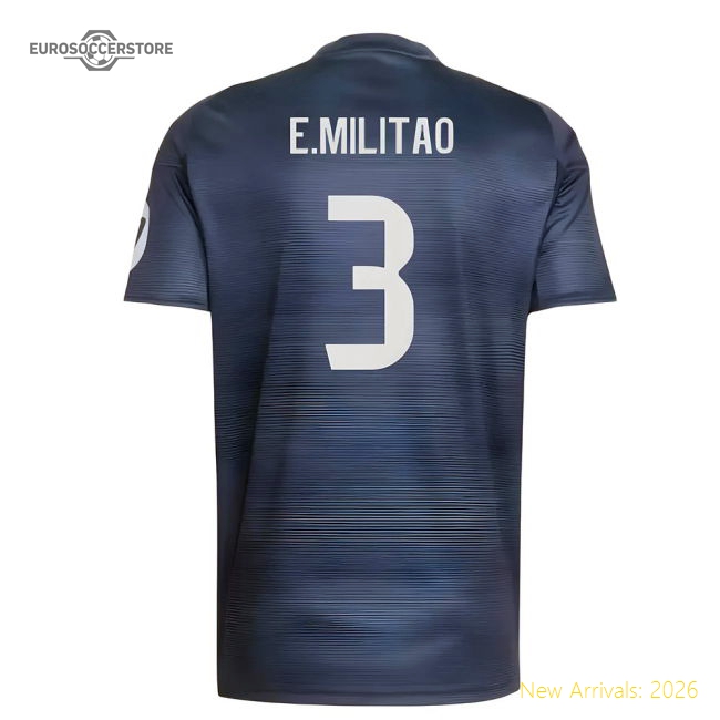 Genuine Trending 2025-2026 Real Madrid Away Shirt (E.Militao 3)