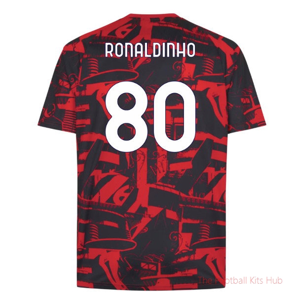 [SPK] 2026/27 AC Milan Warm Up Jersey Red Ronaldinho 80