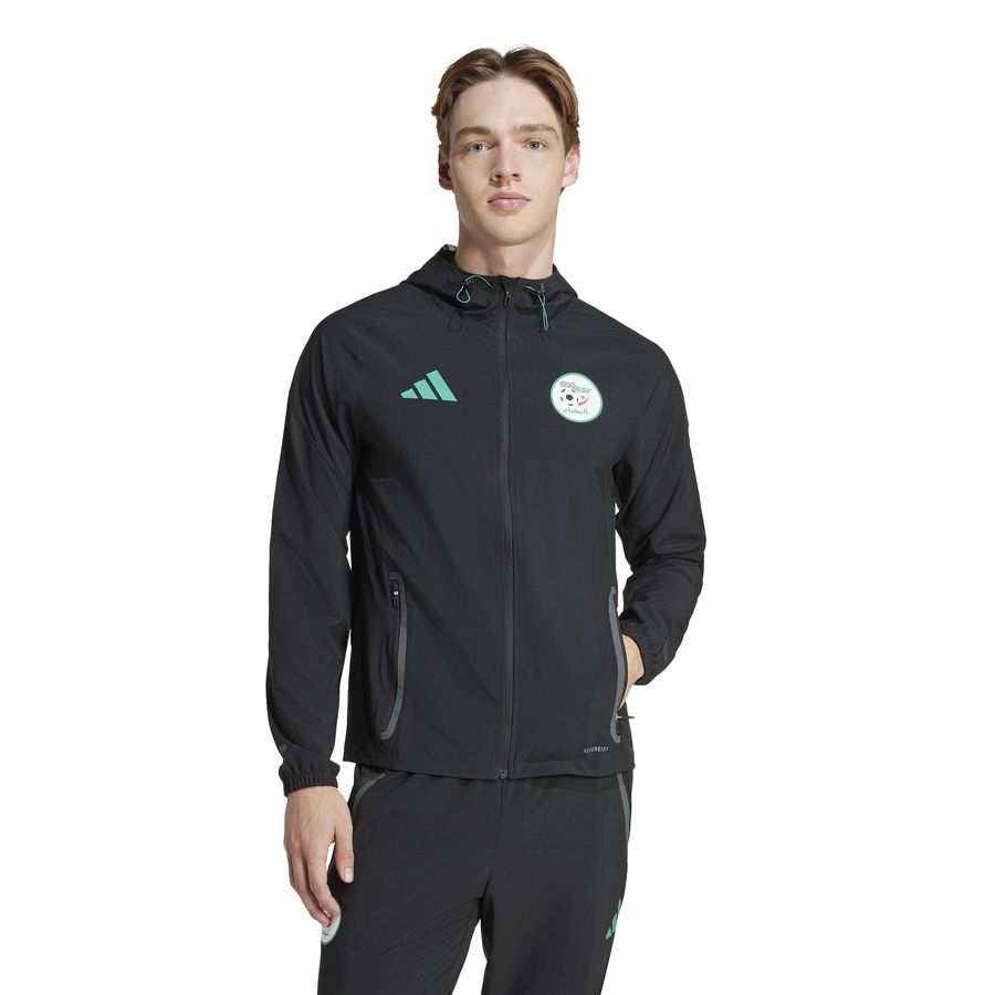 Algeria Jacket Tiro 25 Competition Travel Vis Tech - Black