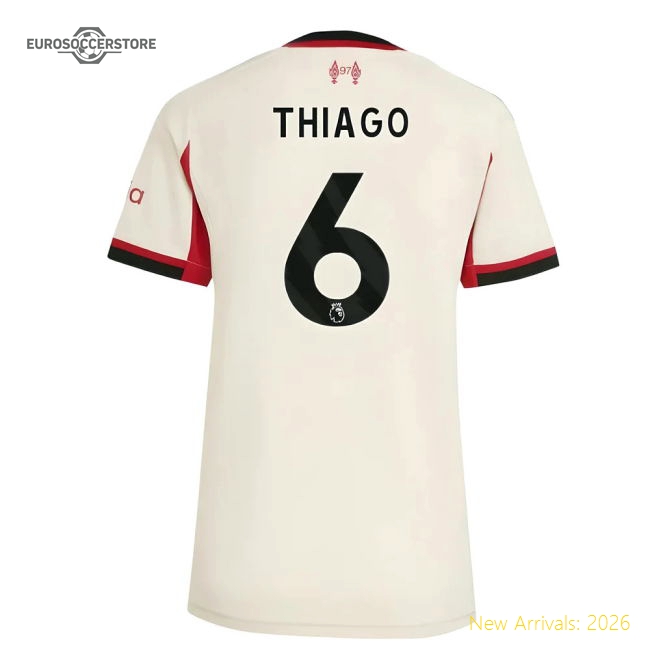 Refined Liverpool Womens Thiago Jersey 2025-2026 Smooth