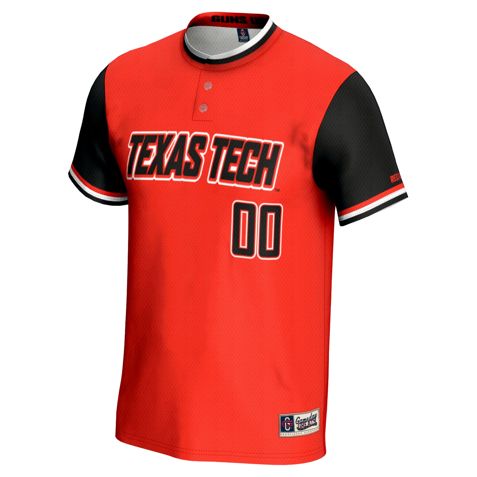 Texas Tech Red Raiders GameDay Greats Youth NIL Pick-A-Player Lightweight Softball Jersey - Red