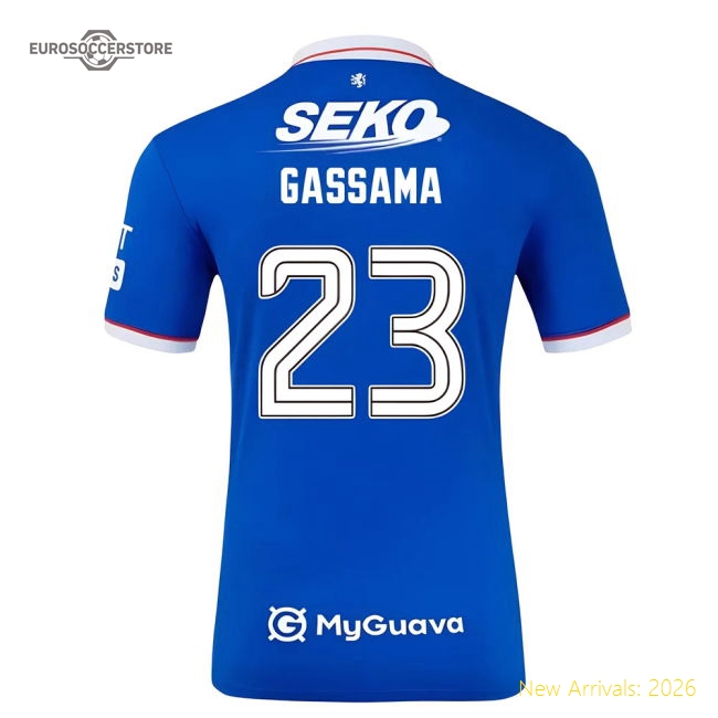 2025-2026 Rangers Home Shirt (Kids) (Gassama 23)