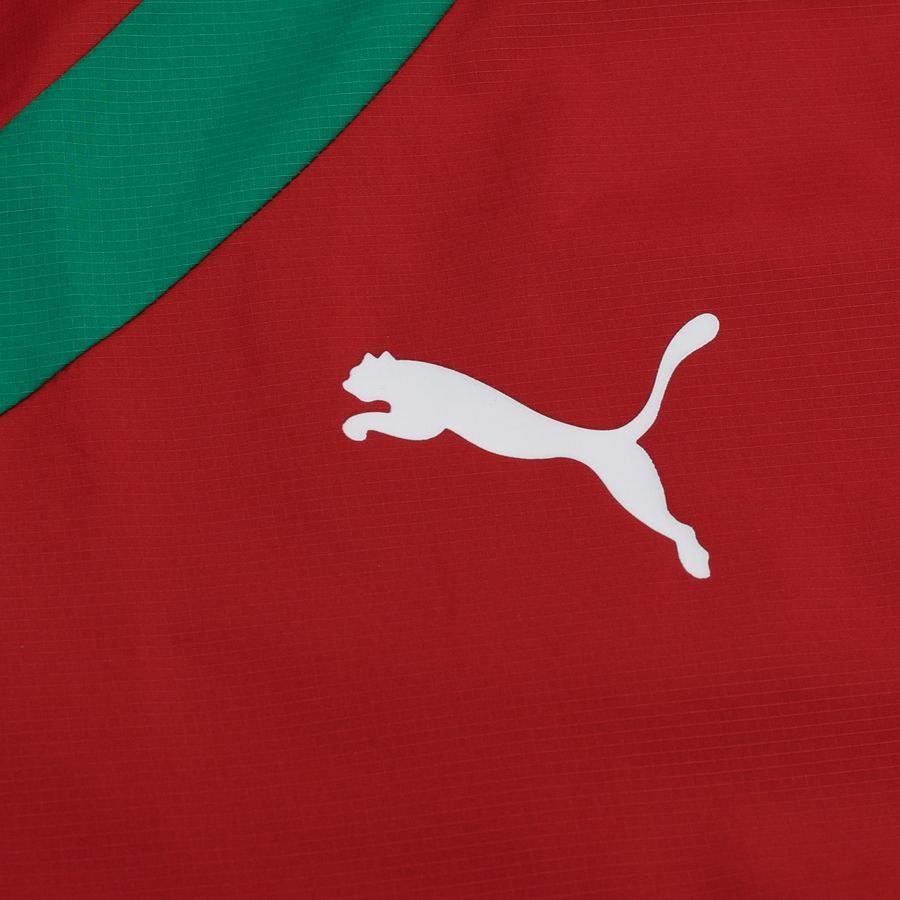 Morocco Jacket Pre Match Woven Anthem Africa Cup of Nations 2025 - Intense Red/Archive Green
