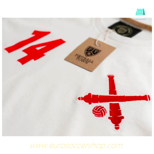 Thierry Henry The Cannon White 14 Retro Shirt