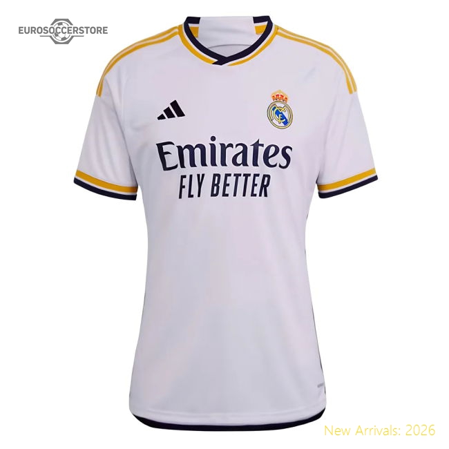 S Real Madrid Female 2023 Home Jersey Shirt Football Fan Match Day Essential