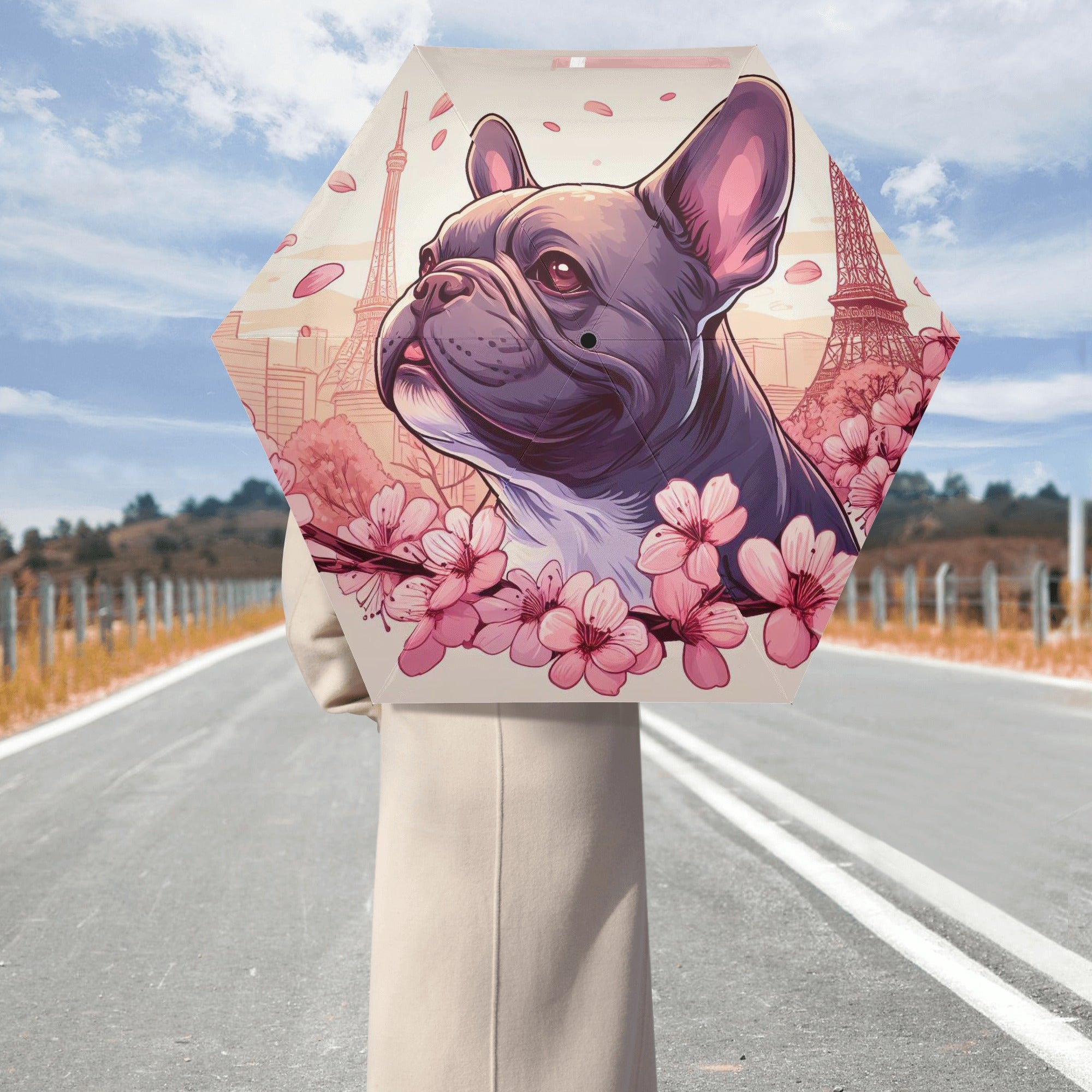 Breed-specific Bulldog Lily - Breed-specific Umbrella Outdoor Use