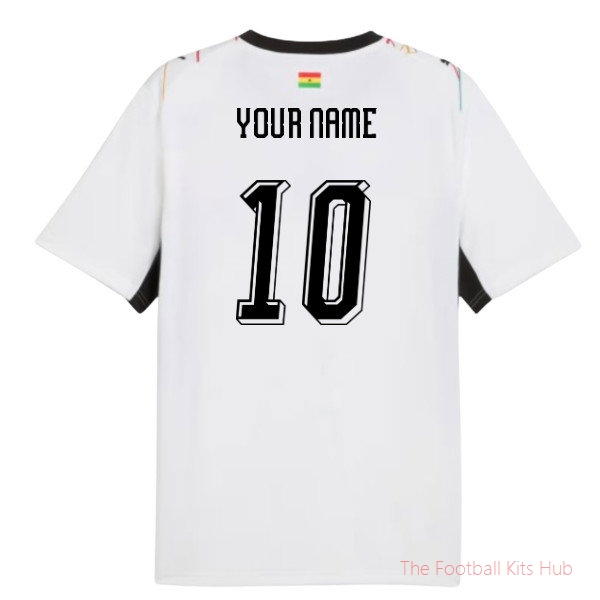 Ghana 2026-2027 Home Shirt Custom Name Match Jersey Football Kit