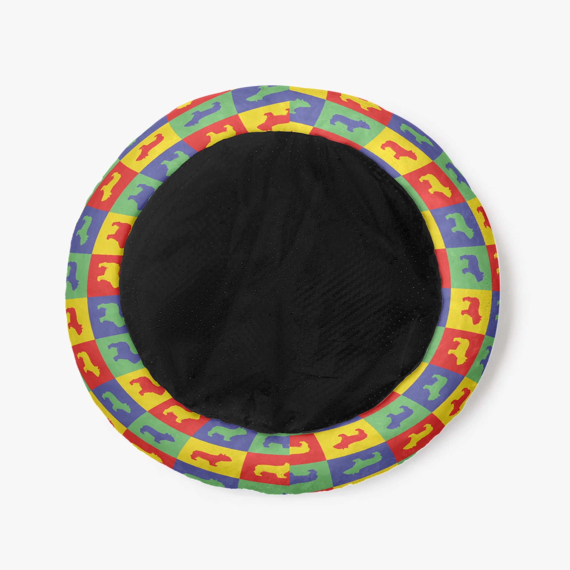 LOLA - Custom Cloud-Comfort Frenchie Bed | Personalized Anti-Anxiety Donut Bed for French Bulldogs