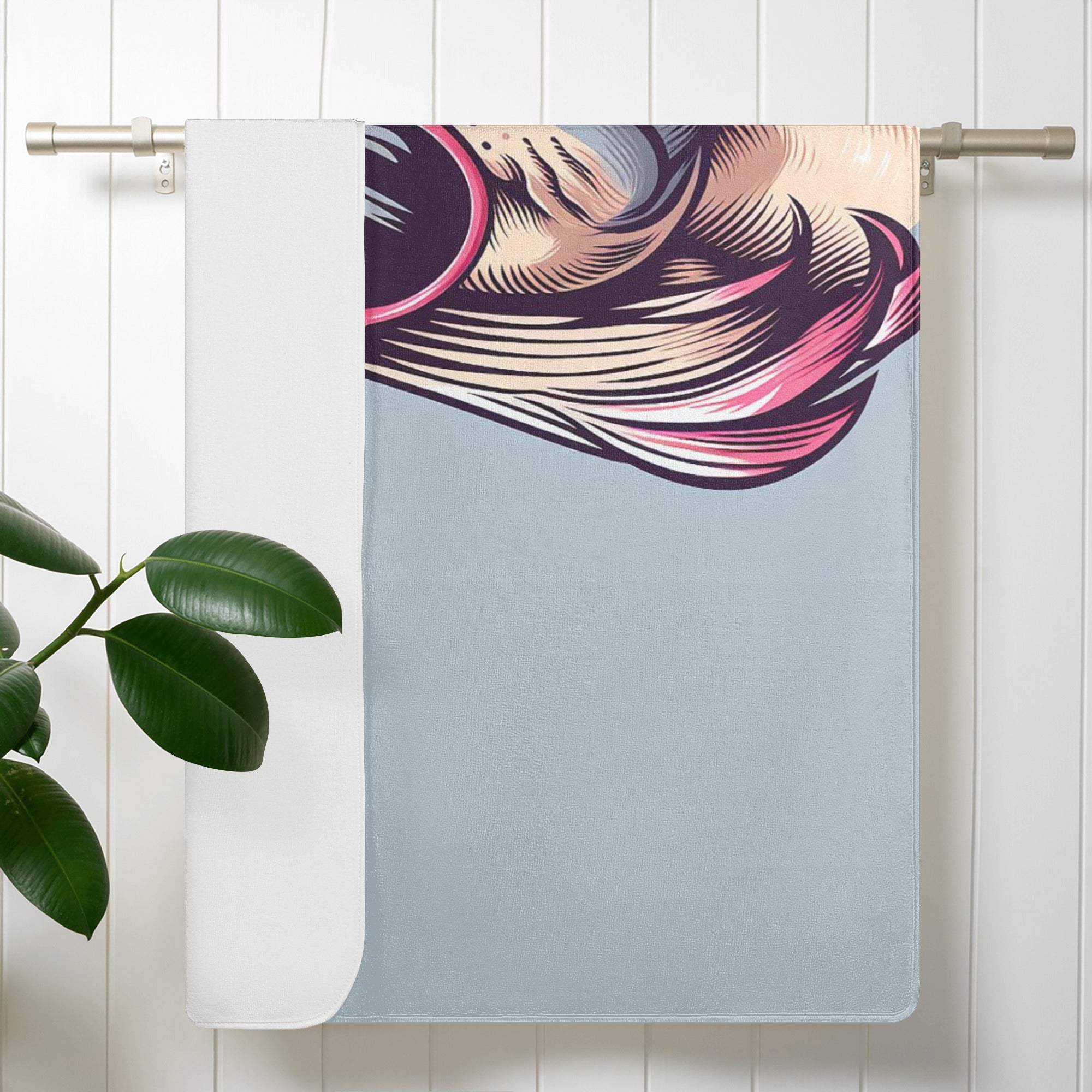 French Bulldog Bailey Bath Towel Cute Frenchie Essential