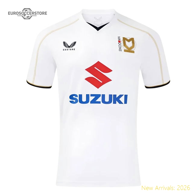 2024-2025 Mk Dons Home Shirt (your Name) - Authentic Design