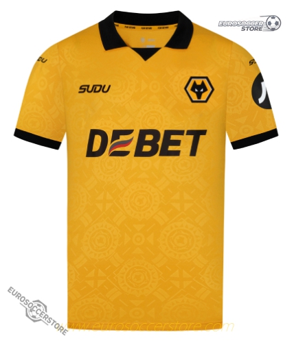 Wolverhampton Wanderers 25-26 Home Jersey with TRAORE 6 Printing