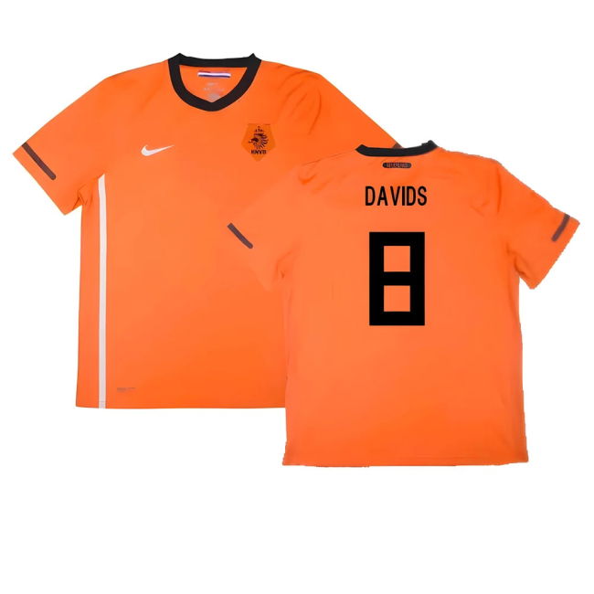 Professional Style Holland Home Pro Level Shirt 2010-2011 (Davids 8)
