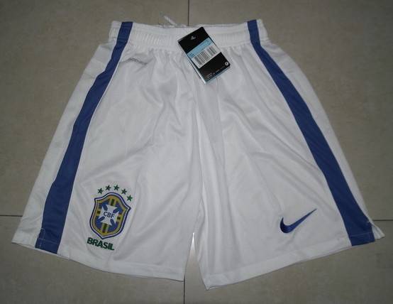 13-14 Brazil Away Blue Jersey KitShirtShort - Official Replica 918