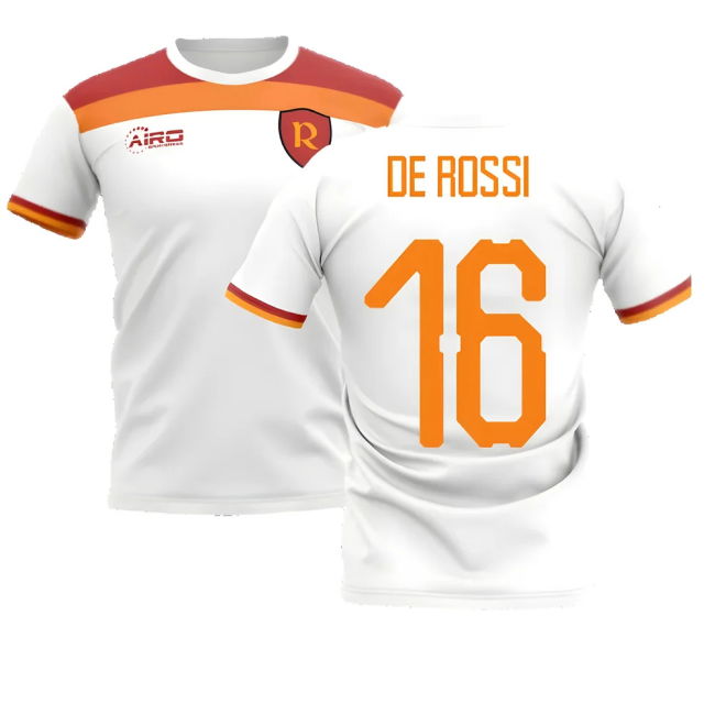 World 2025-2026 Roma Away Concept Football Shirt (De Rossi 16)