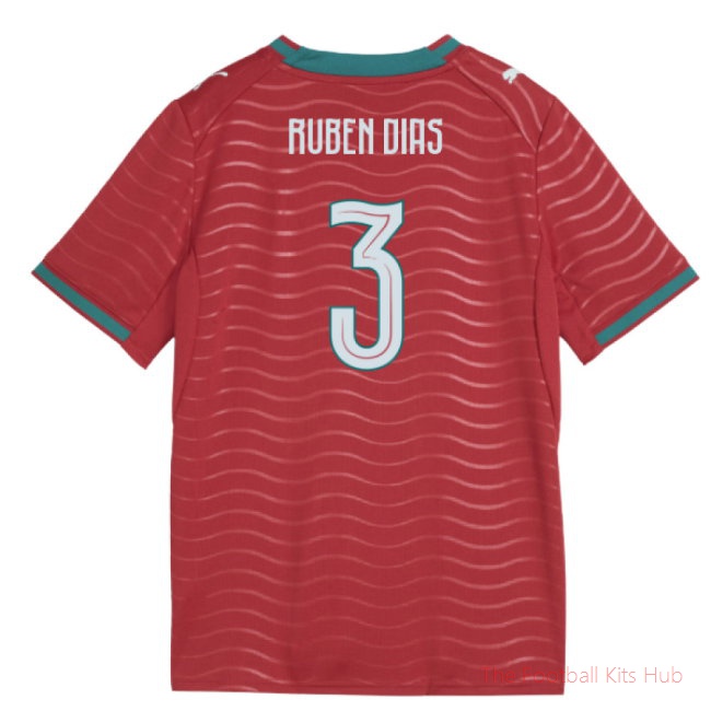 2026-2027 Portugal Home Shirt (Kids) (Ruben Dias 3)