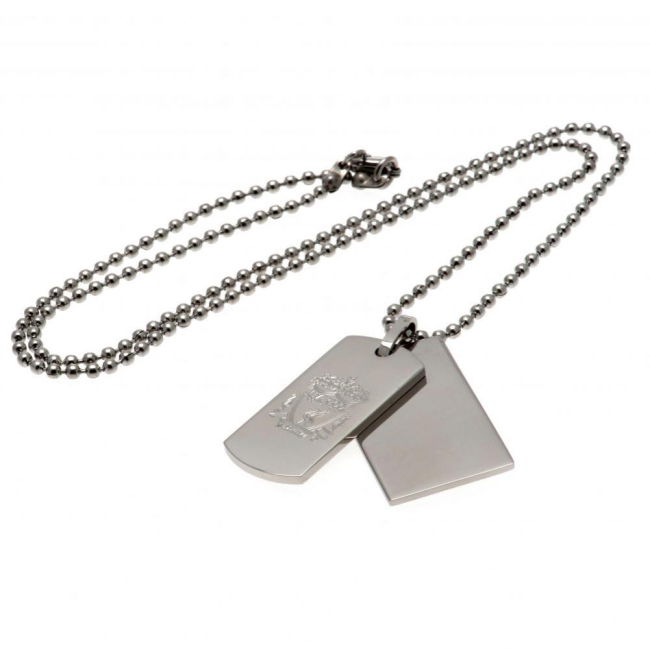 Liverpool FC Double Dog Tag & Chain (Collector's Item)