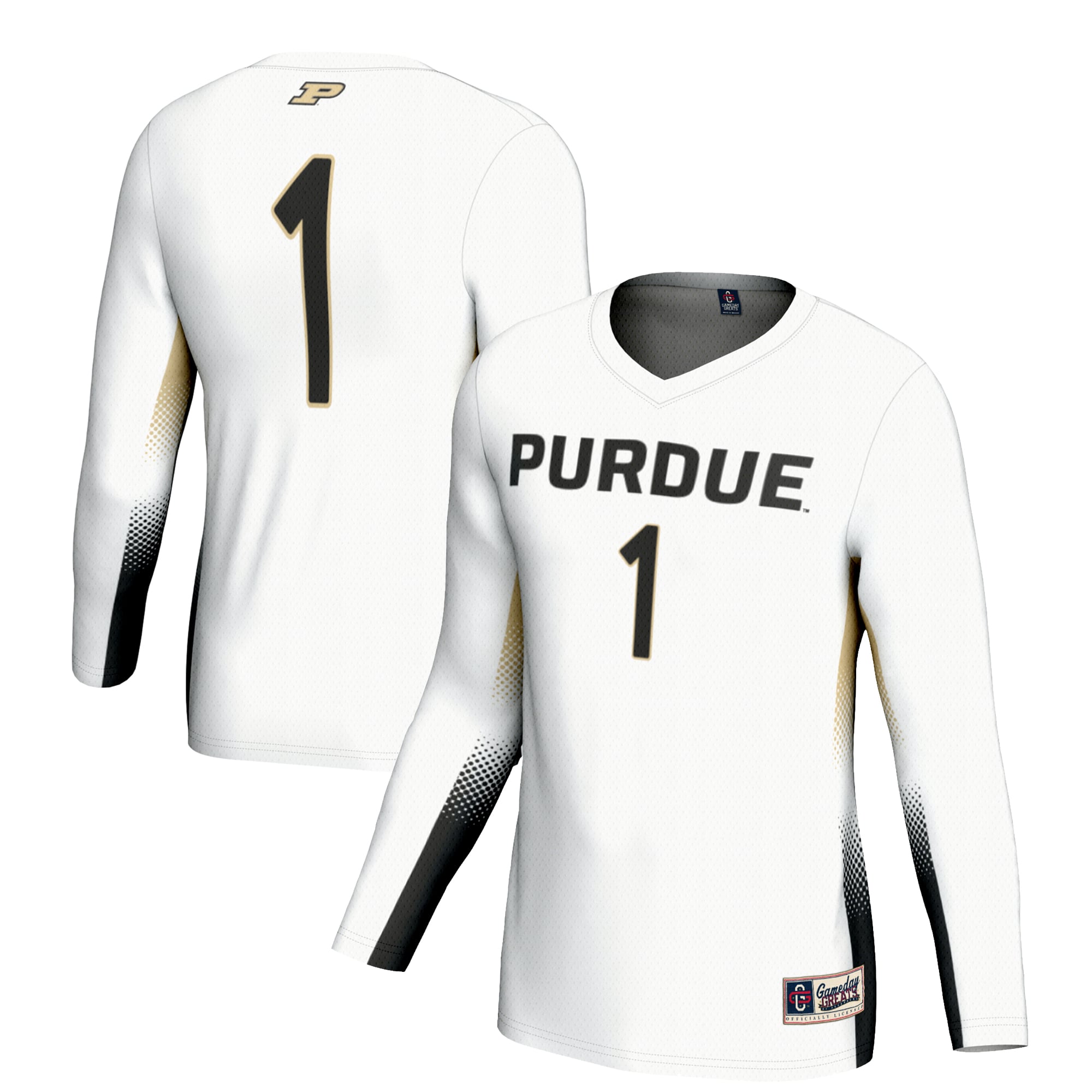 #1 Purdue Boilermakers GameDay Greats Unisex Lightweight Volleyball Jersey - White