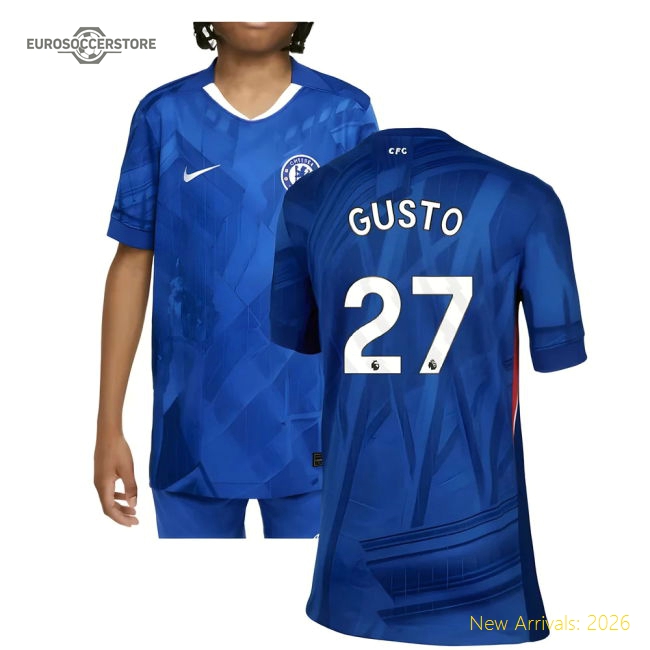 Chelsea 2024-25 Home Fan Version For Kids (Gusto Soccer Jersey