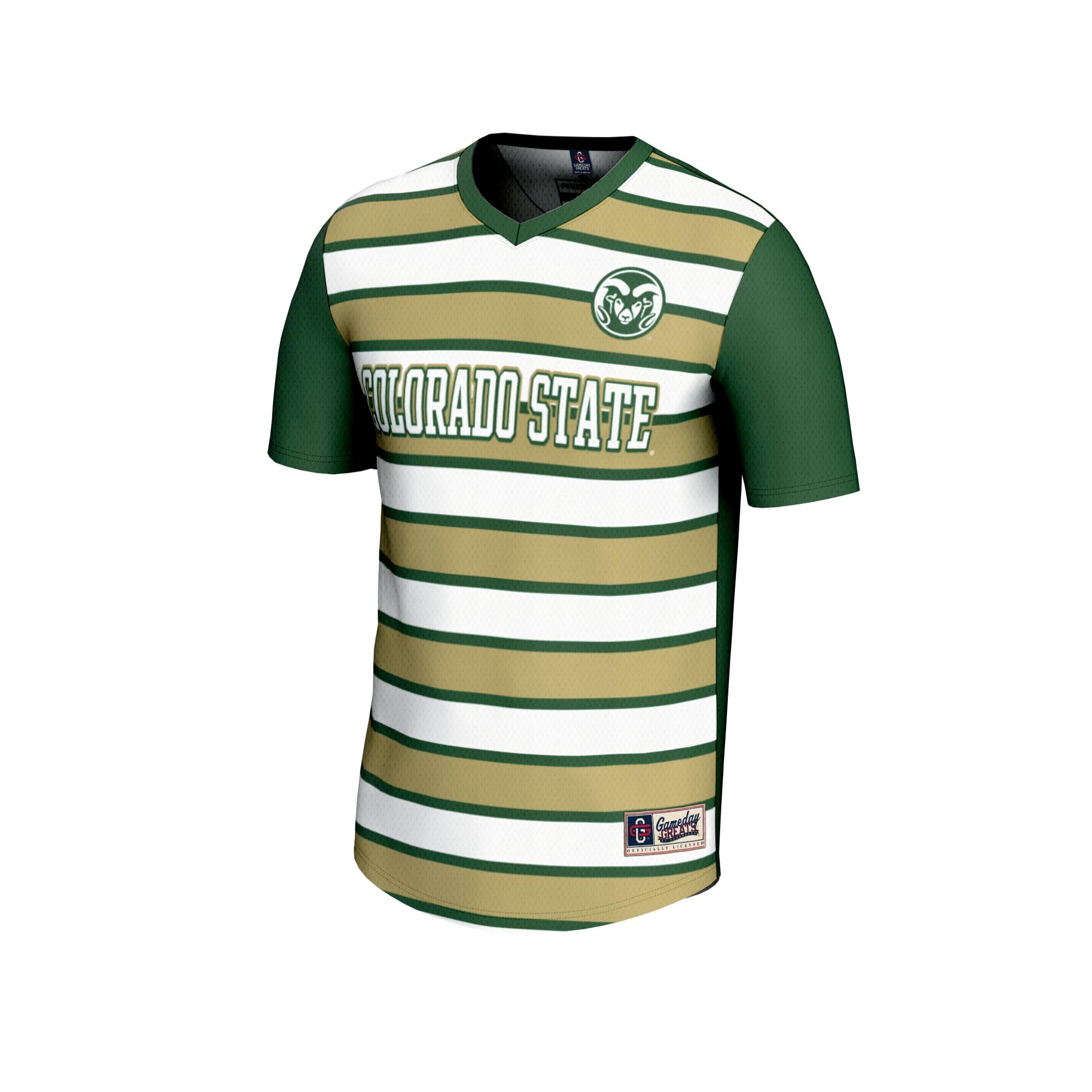 [LK] Colorado State Rams GameDay Greats Youth Lightweight Soccer Fashion Jersey - Green