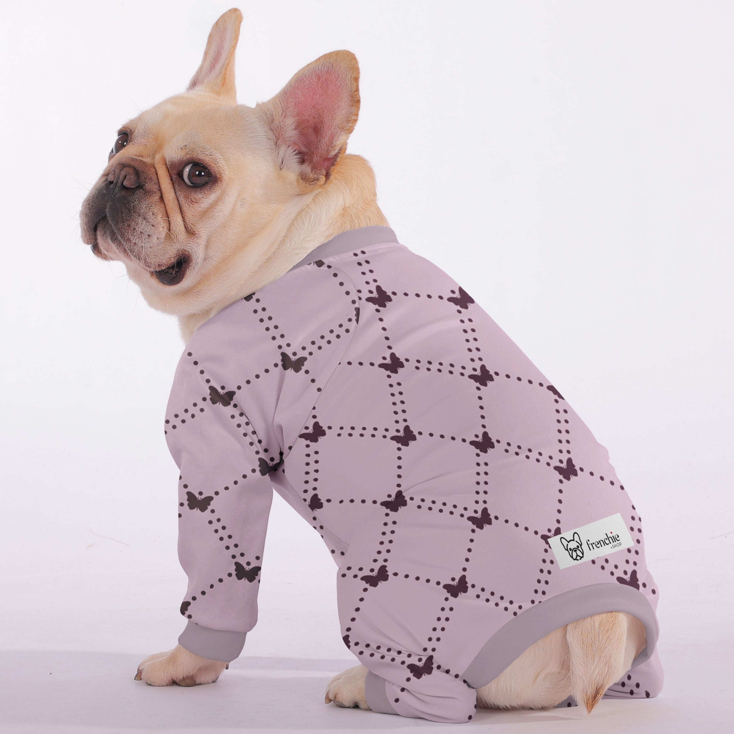Minimal-Aesthetic Premium Quinn - Frenchie Pajama for Pet Enthusiasts