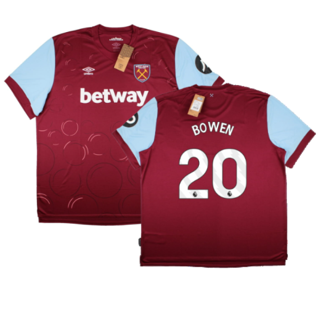 West Ham Authentic 2023-2024 West Ham United Home Shirt (BOWEN 20)