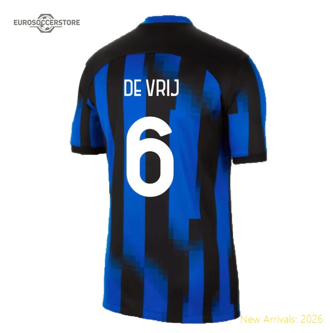 Football Team De Vrij Durable Kids Jersey Drycell Flexible