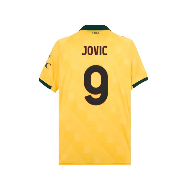 2025-2026 AC Milan Third Shirt (Jovic 9)