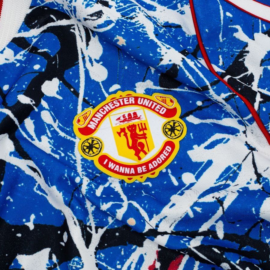 Manchester United Shirt Stone Roses Multicolor Long Sleeves