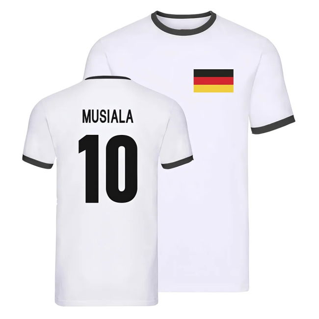 Jamal Musiala 10 Game Replica Germany Home Supporter Shirt (Adults)