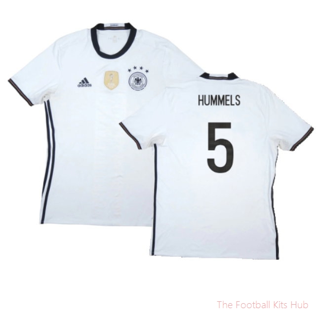 Germany 2016-17 Home Shirt (Excellent) (Hummels 5)