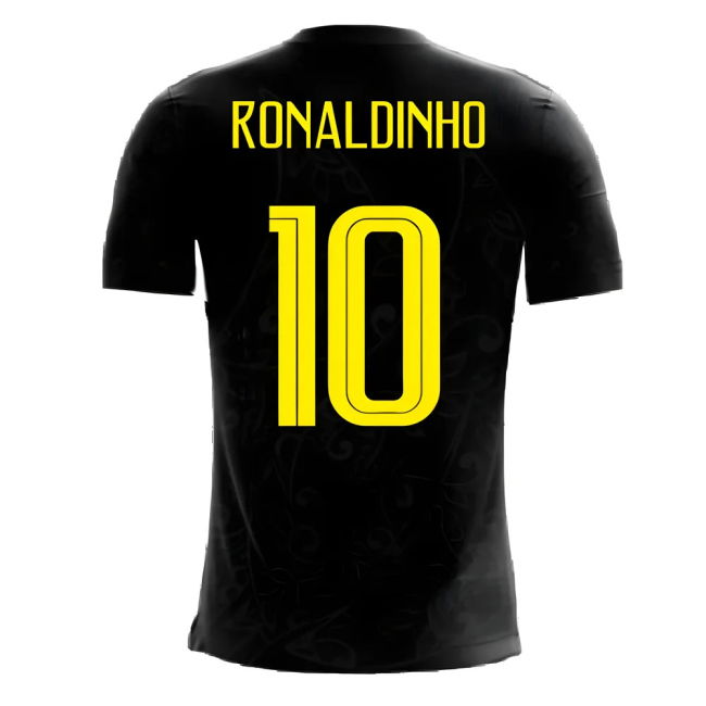 Soccer 2025-2026 Brazil Third Concept Football Shirt (Ronaldinho 10)
