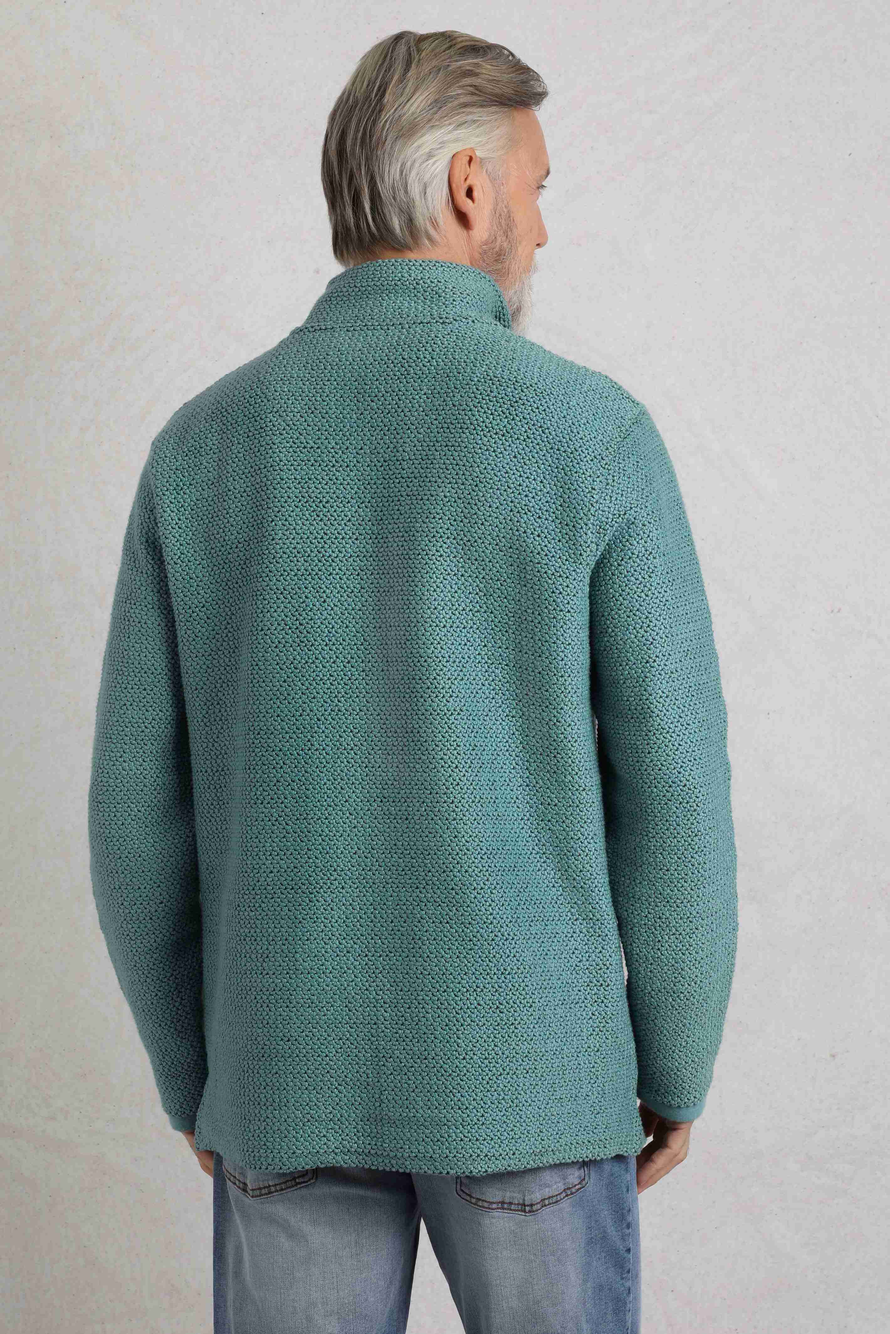 Cruiser 1/4 Zip Macaroni Sweatshirt Mineral Blue
