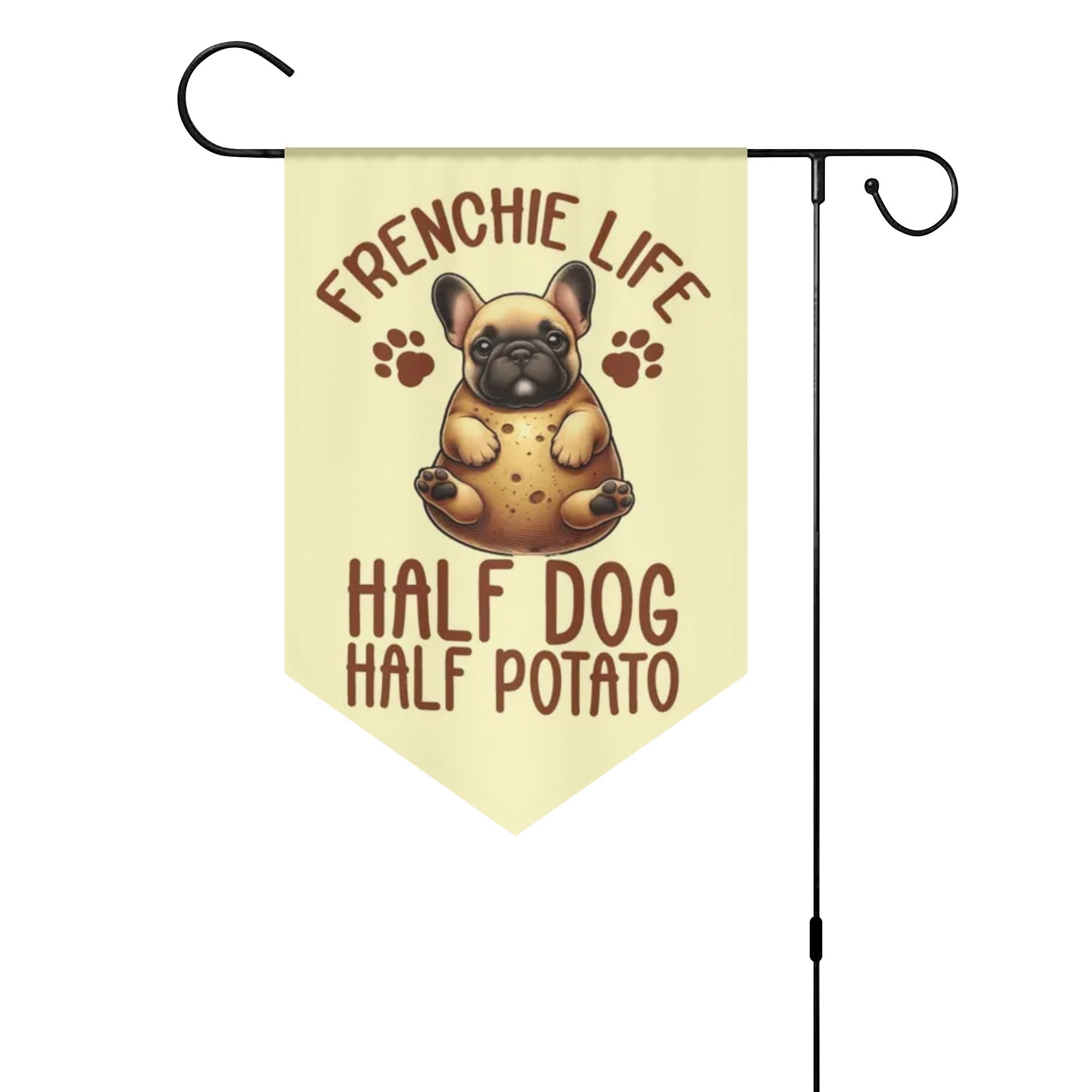 French Bulldog Hazel Garden Flag Banner Comfy Pet Product