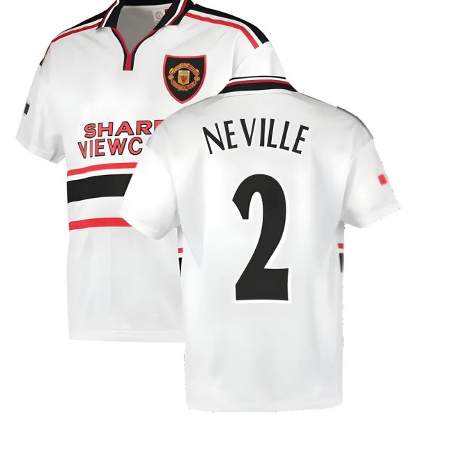 Replica Football Manchester United Away Football Shirt Neville #2 ...