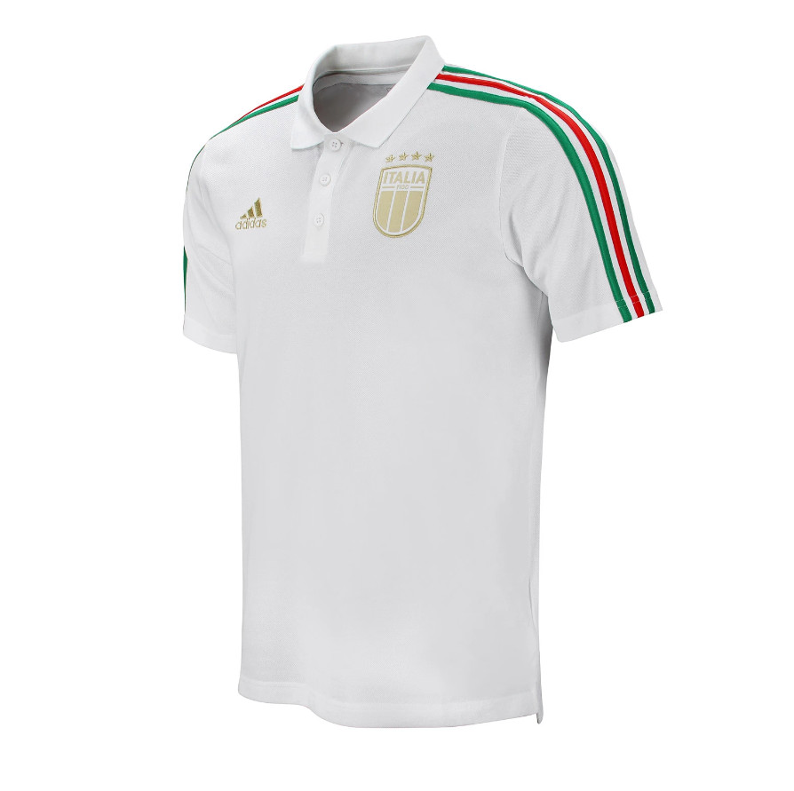 Elite 2024 Italy White Polo Shirt - Official Replica 6502