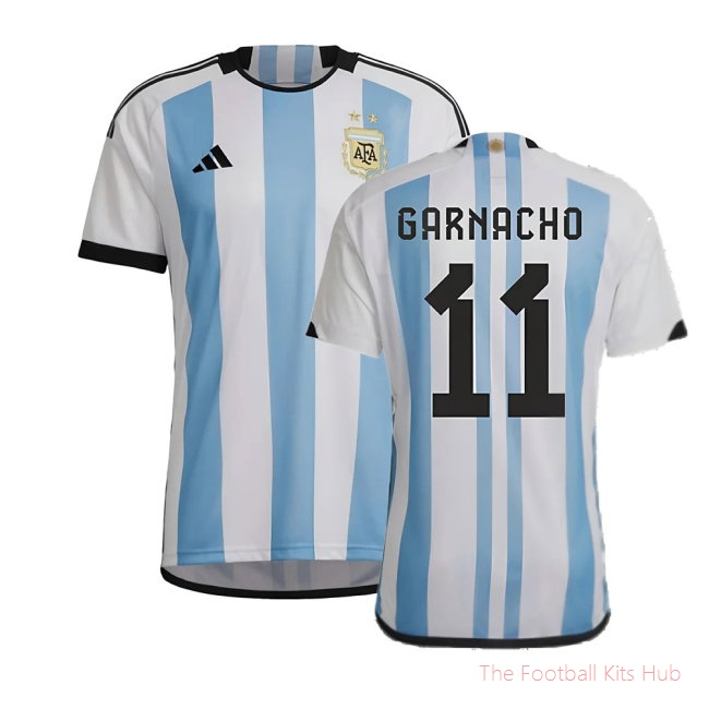 2022-2023 Argentina Home Shirt (GARNACHO 11)