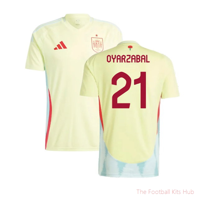 2024-2025 Spain Away Shirt (Oyarzabal 21)