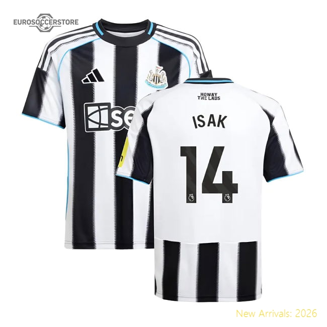 Premium 2025-2026 Newcastle Home Shirt (kids) (isak 14) - Premium