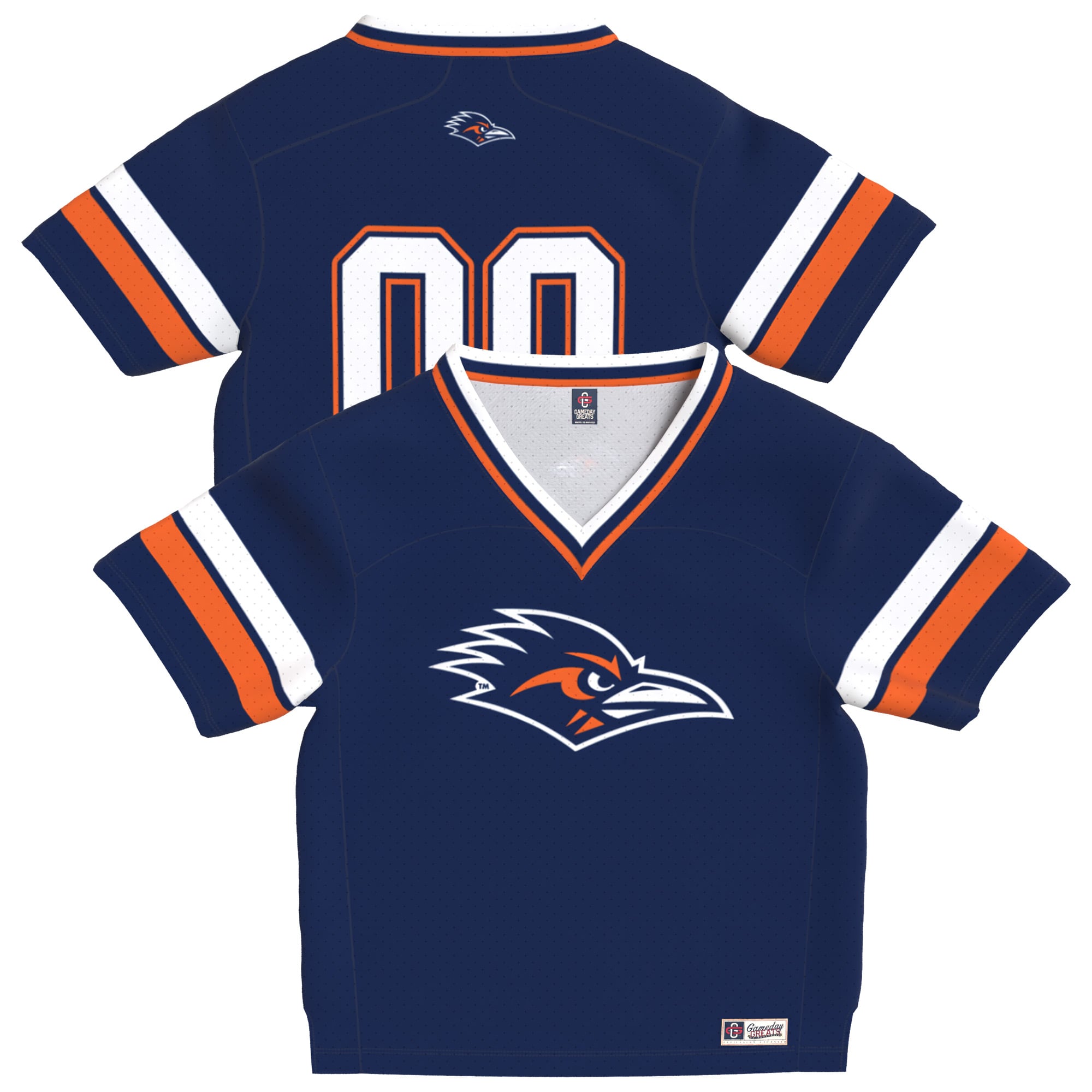 Infant Navy UTSA Roadrunners Lightweight Collegiate Football Fashion Jersey