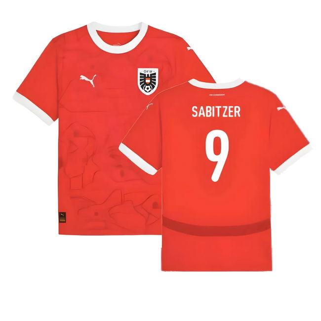 2024-2025 Austria Home Shirt (Sabitzer 9)