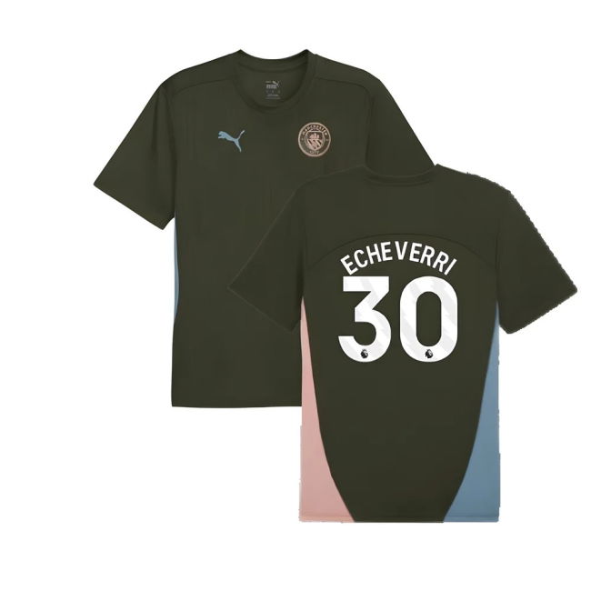 Fan Quality Man City Training Fan Shirt (Adults) (Echeverri 30)