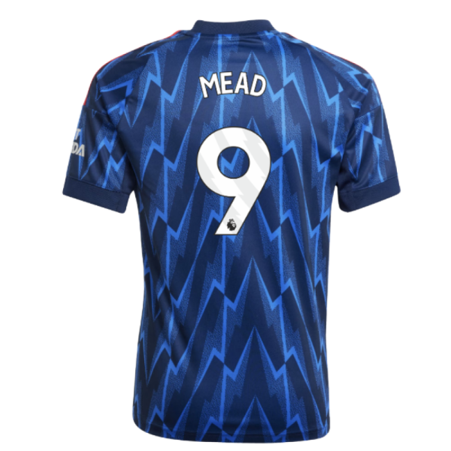 2025-20 Arsenal Official Away Soccer Jersey Mead #9 L M S Kids
