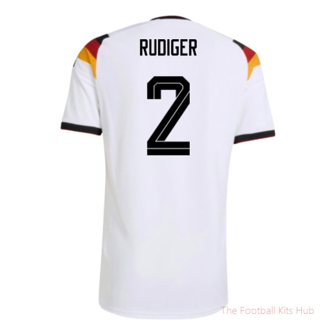 2026-2027 Germany Authentic Home Shirt (Rudiger 2)