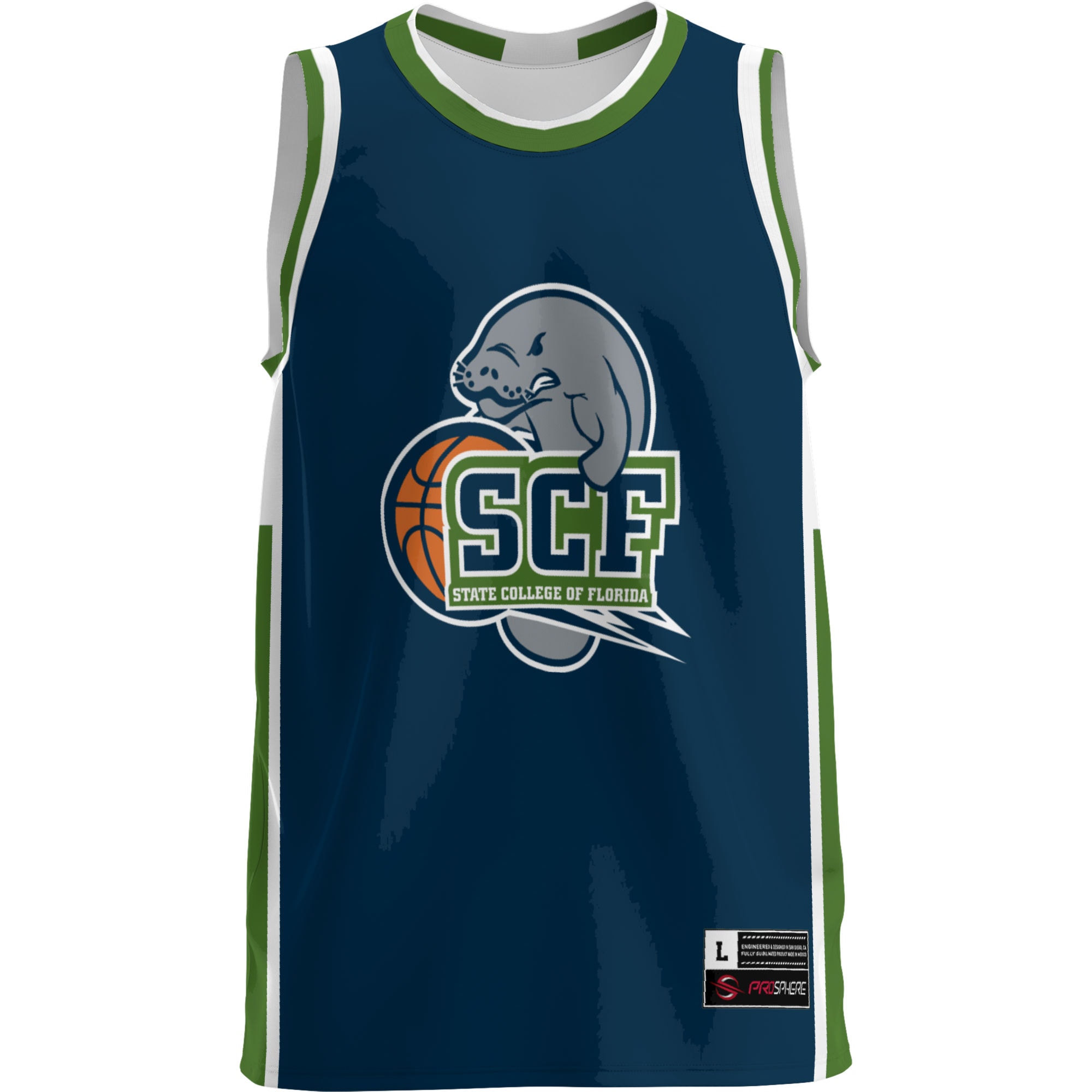 [DDG] State College of Florida Manatee-Sarasota GameDay Greats Lightweight Basketball Jersey - Red