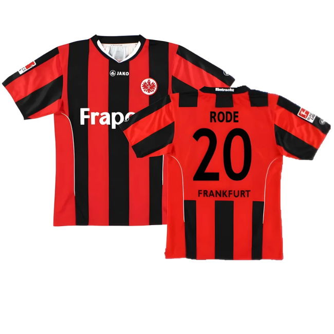 2010-12 Eintracht Home Shirt ((Very Good) (Very good)
