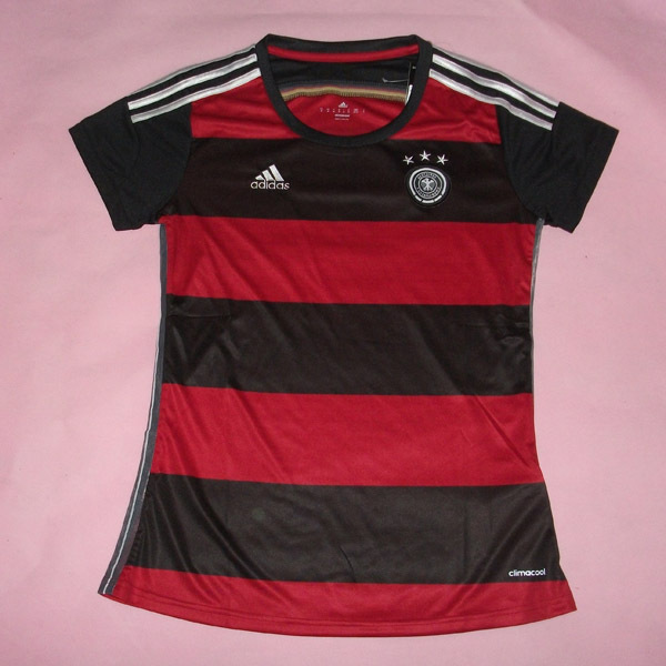 Woman 2014 Germany Away Soccer Jersey Football Shirt - Official