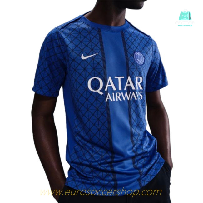 2025-2026 PSG Academy Pro Home Pre Match Shirt (Royal) (Messi 30)