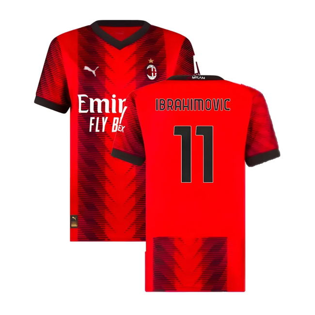 2023-2024 ACM Home Professional Shirt (Ladies) (Ibrahimovic 11)
