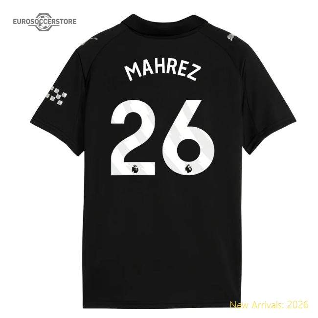 Official 2025-2026 Man City Away Mini Kit (mahrez 26) - Premium