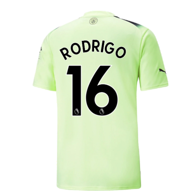 Authentic 2022-2023 Man City Third Shirt (rodrigo 16) - Premium